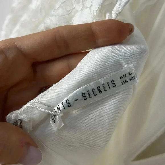 Saints and Secrets micro mini lace dress size XS - Picture 8 of 12